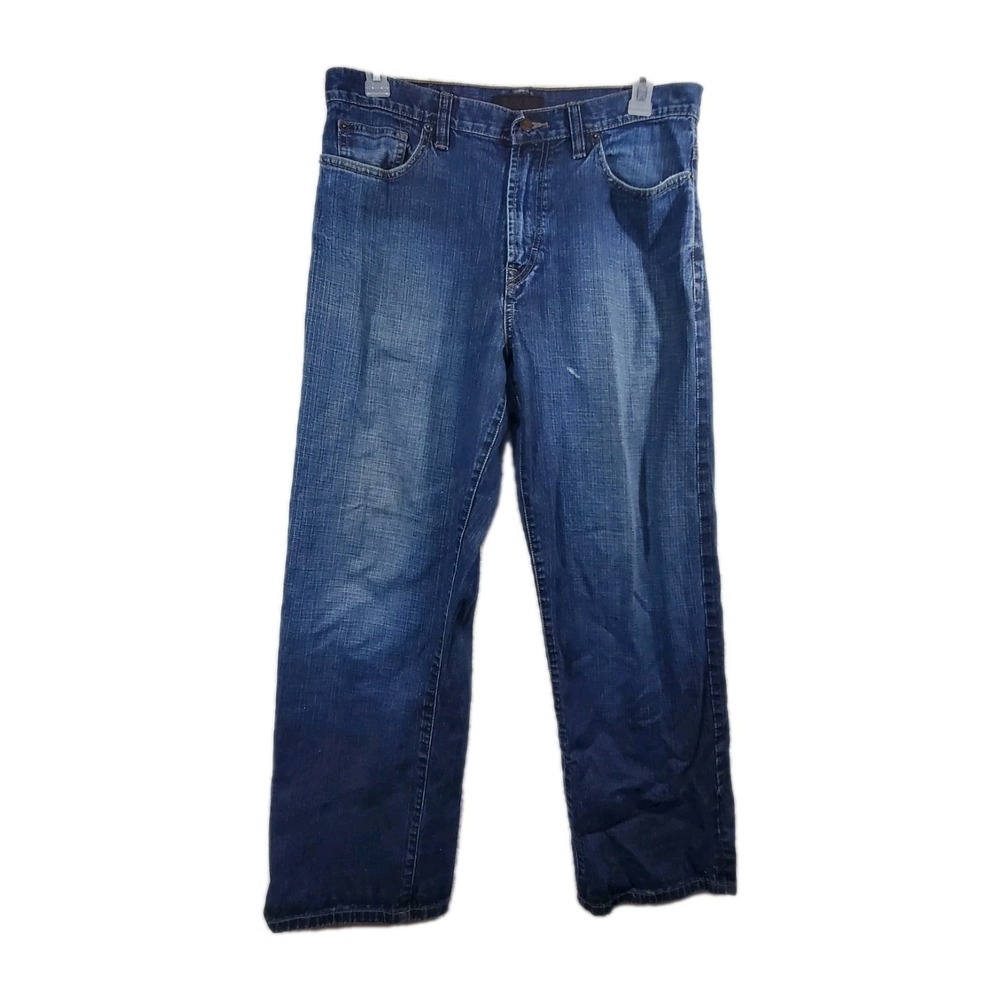 Sean John Garveil Jeans Jeans Size 34x32 Distress Loose Fit Blue